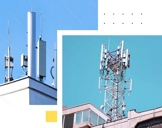 Rooftop Towers | cellular towers | Ganges Internationale | Telecom Accessories | 5G Technology Tower